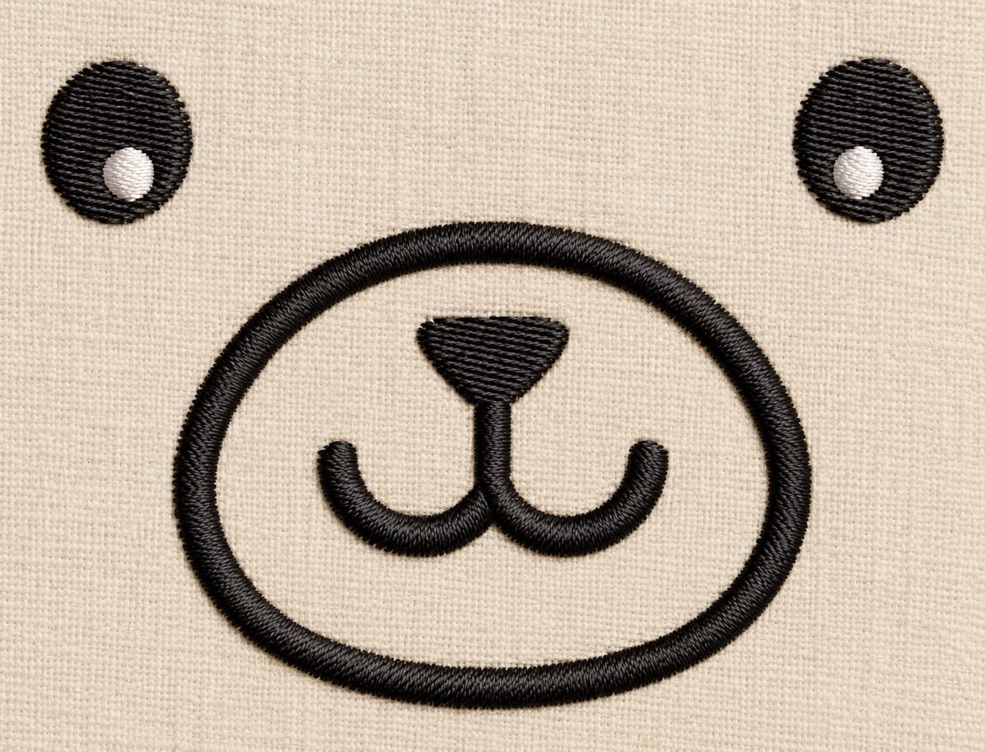 Teddy Face Embroidery Design - Image 3