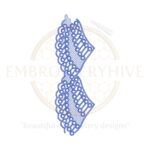 Machine embroidery Border Embroidery Design (E-0608), digital download. Perfect for home decor and fashion projects. Available in multiple formats.