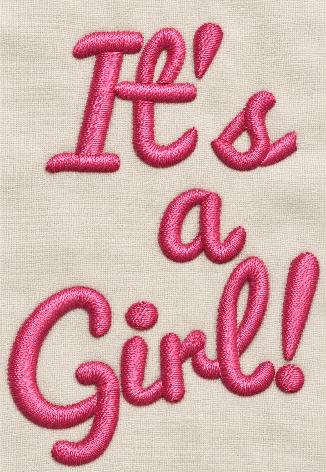 It's a Girl Embroidery Design - Image 3