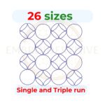Background Pattern Quilt Machine Embroidery Design – Digital Download for Quilting Projects
