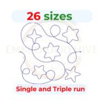 Star Quilting Block Machine Embroidery Design