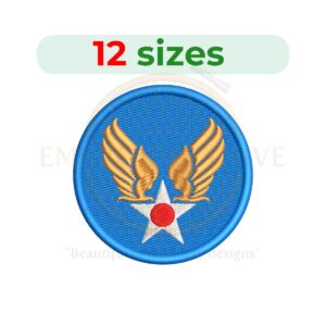 Buy Army Air Corps logo embroidery design
