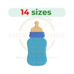 Buy Baby bottle embroidery design for machines