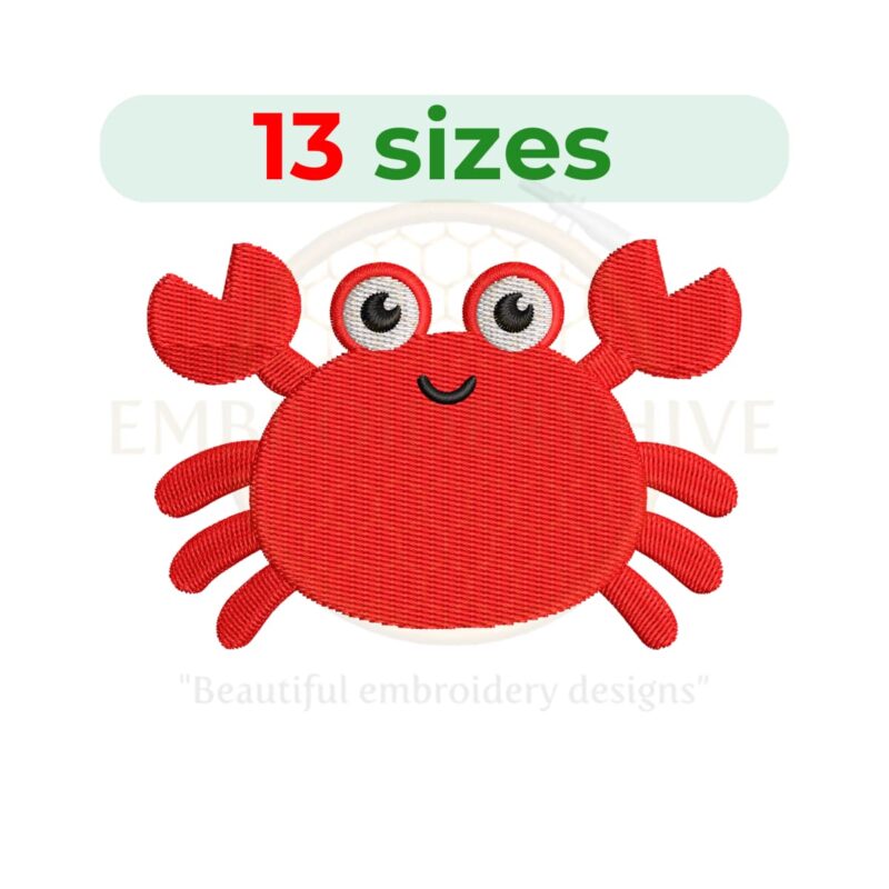 Digital Embroidery Design File – 13 Sizes from 1.5 to 7.5 inches.