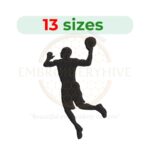 Basketball Player Embroidery Design - Digital File for Embroidery Machines