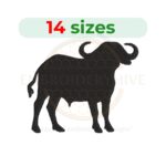 Buffalo Embroidery Design - Digital File for Embroidery Machines