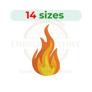 Buy Camp fire machine embroidery design