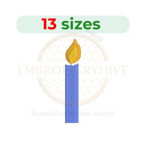 Buy Candle machine embroidery design