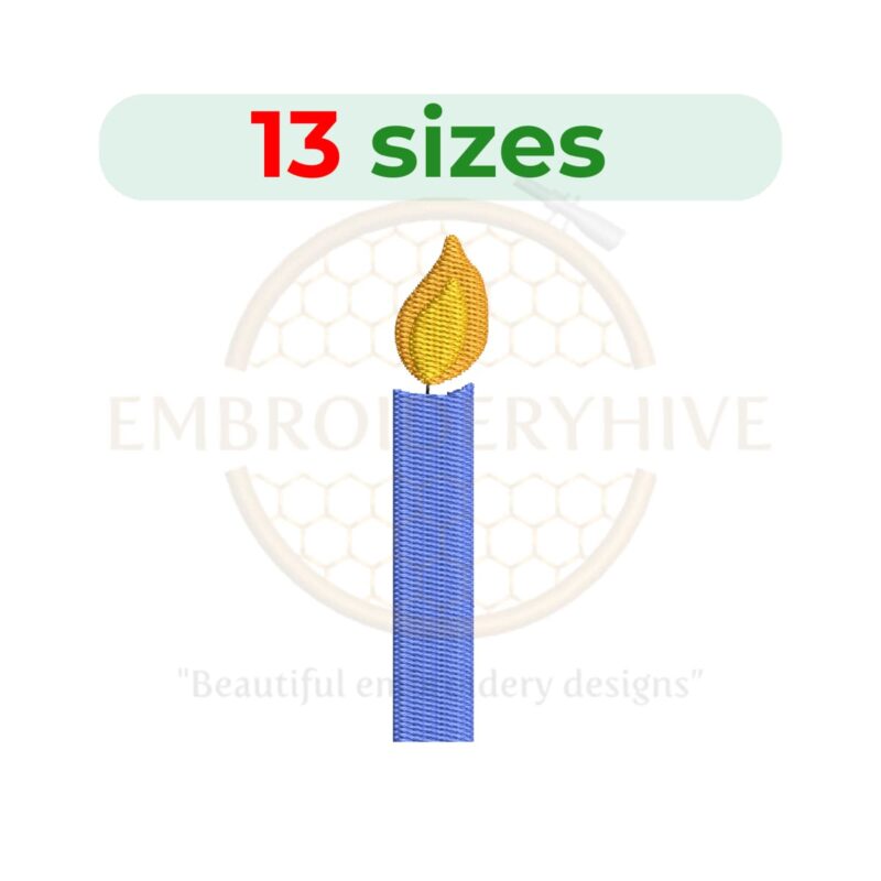 Buy Candle machine embroidery design
