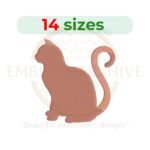 Buy Cat machine embroidery design