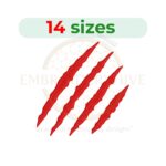 Buy Claw mark machine embroidery design