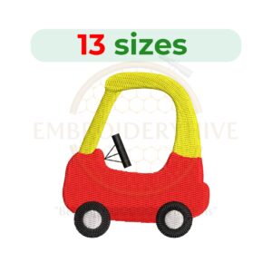 Buy Cozy Coupe Car embroidery design