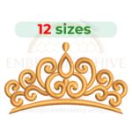 Buy Crown machine embroidery design