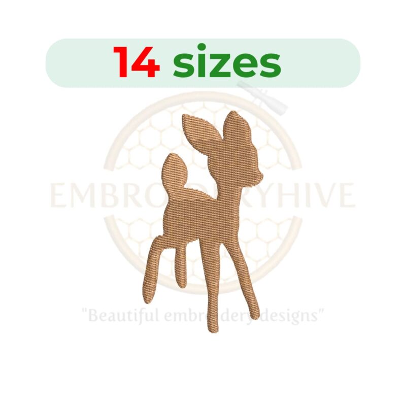 Buy Deer machine embroidery design