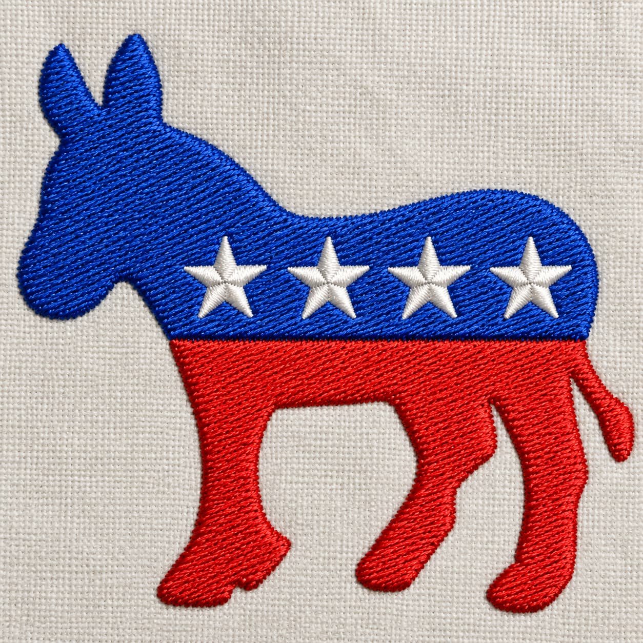 Democrat Donkey Embroidery Design - Image 3