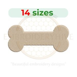 Buy Dog Bone Embroidery Design