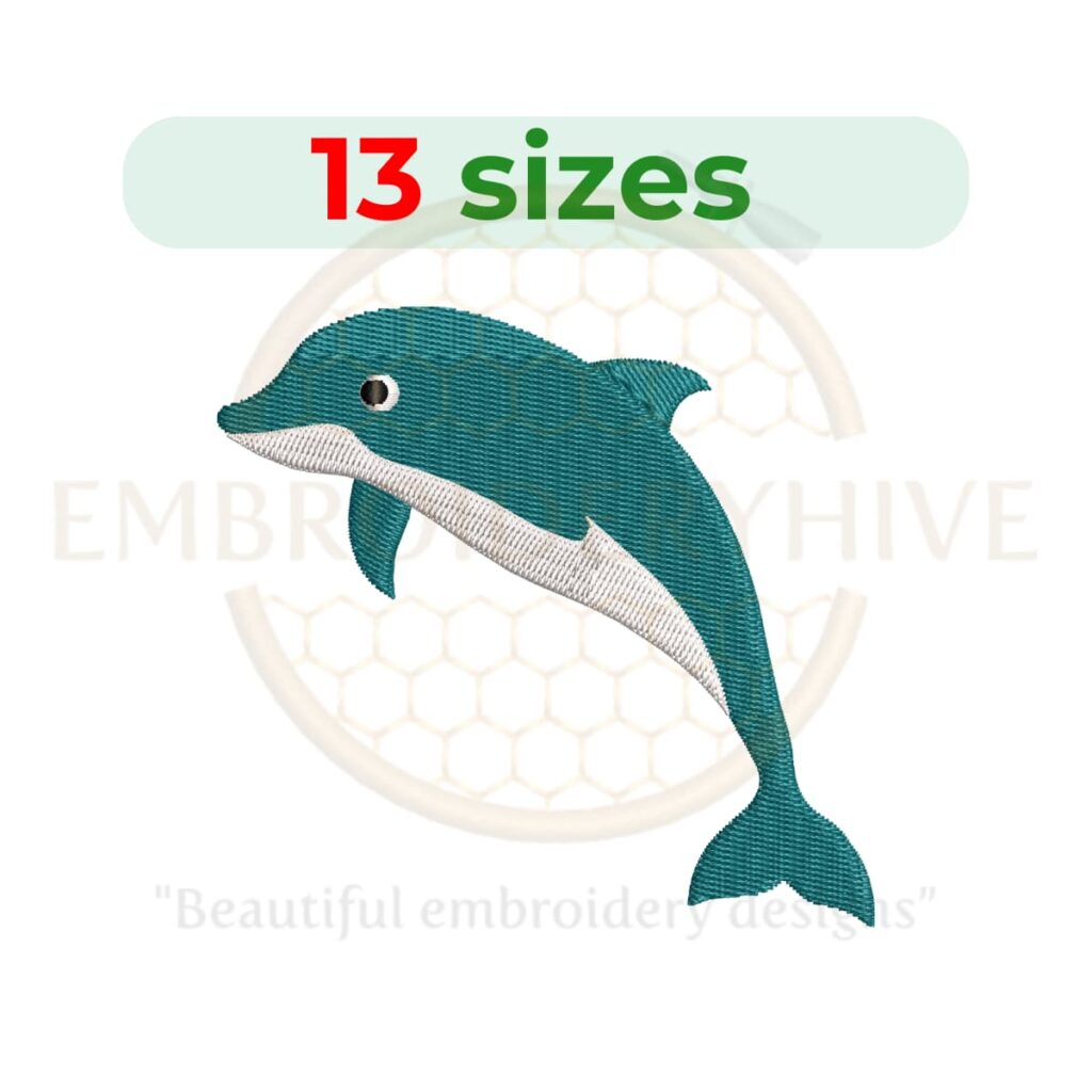 Buy Dolphin machine embroidery design
