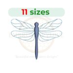 Buy Dragonfly machine embroidery design
