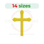 Buy Easter cross machine embroidery design for Christian projects