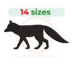Buy Fox machine embroidery design