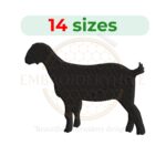 Buy Goat machine embroidery design