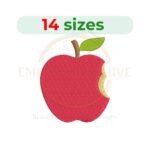 Buy Half apple machine embroidery design