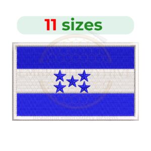 Buy Honduras flag machine embroidery design