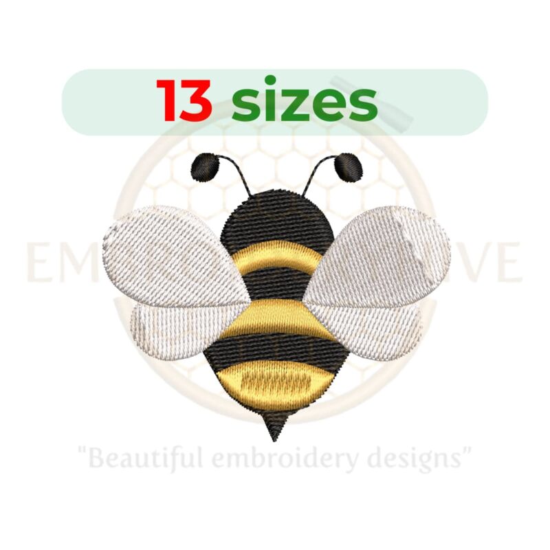 Buy Honey Bee machine embroidery design