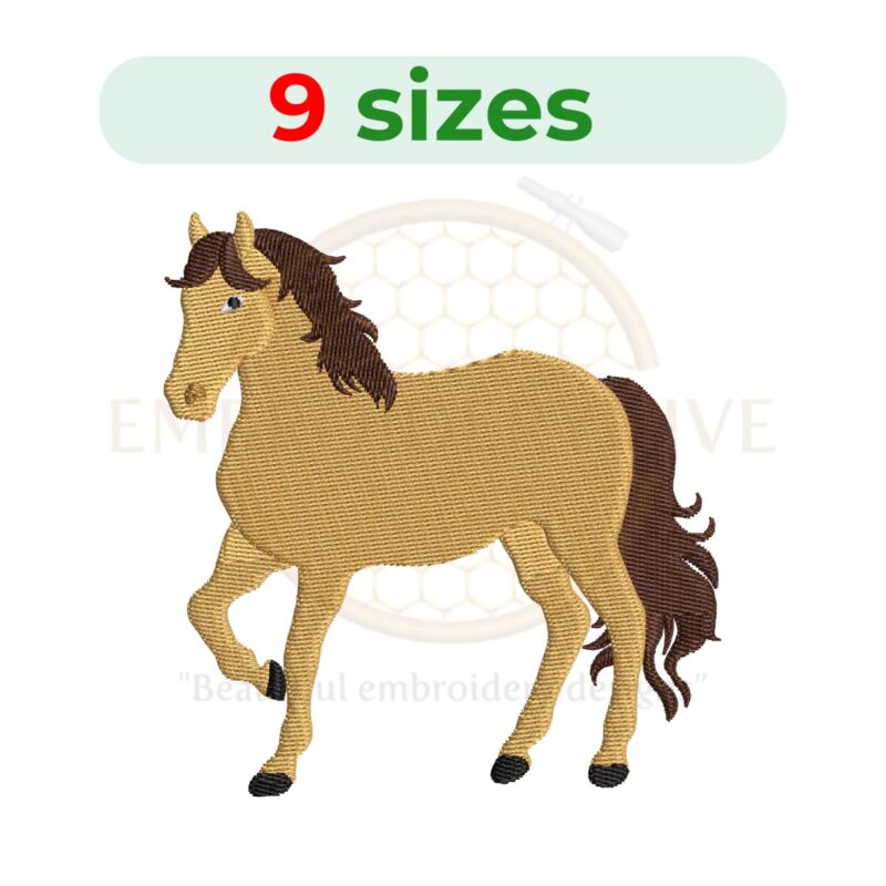 Buy Horse machine embroidery design