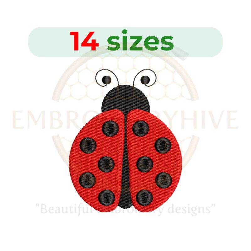 Buy Ladybug machine embroidery design