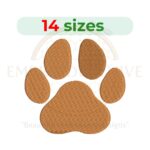 Buy Paw Print machine embroidery design