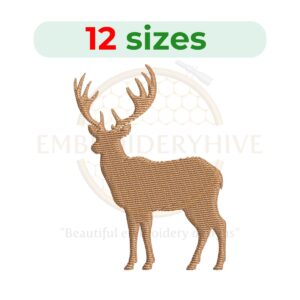 Buy Moose machine embroidery design