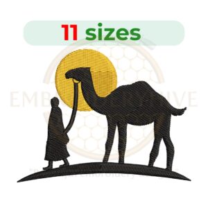 Buy Moroccan Camel Machine embroidery design
