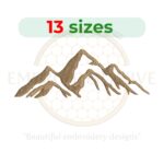 Buy Mountain machine embroidery design