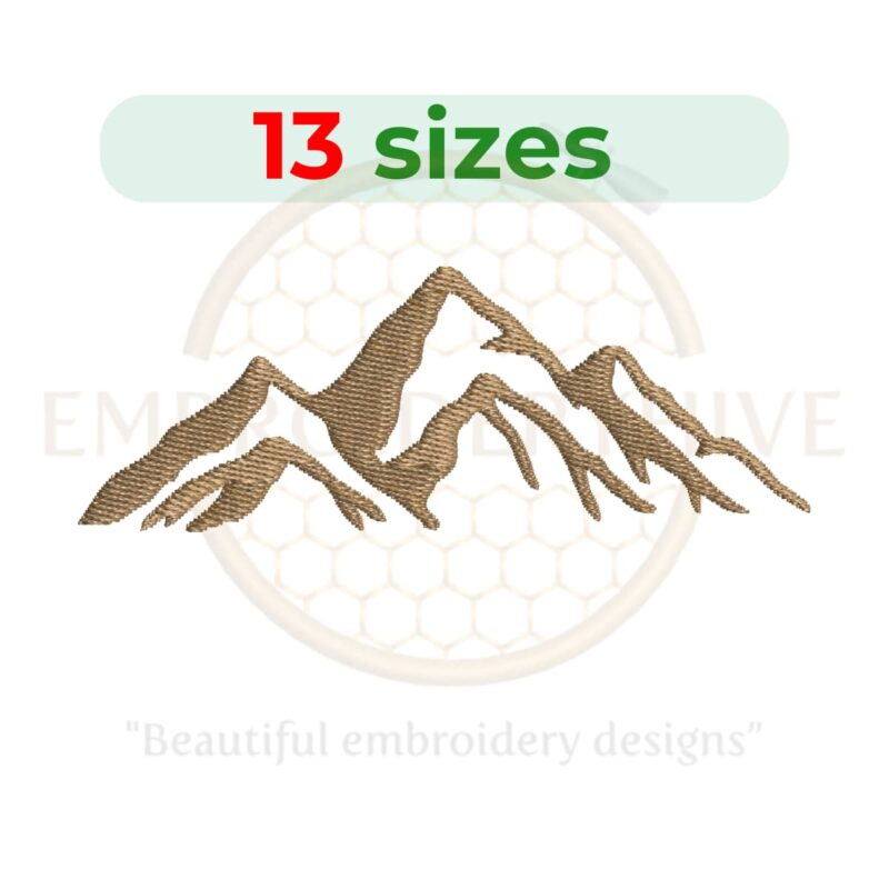 Buy Mountain machine embroidery design