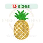 Buy Pineapple machine embroidery design
