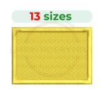 Buy Rectangle machine embroidery design