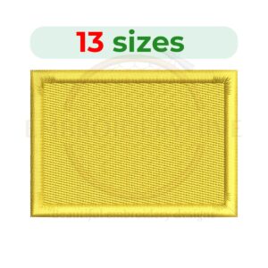 Buy Rectangle machine embroidery design