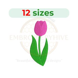 Buy Rose plant machine embroidery design