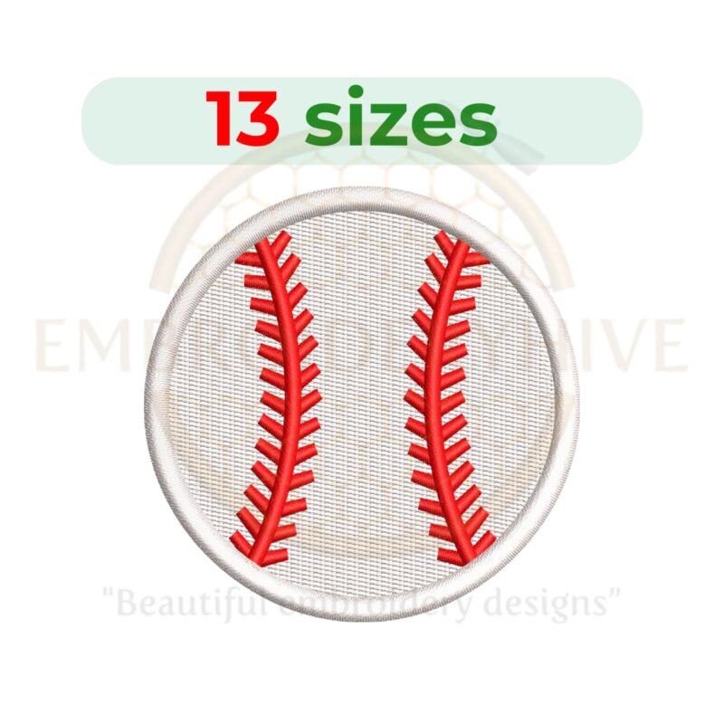 Buy Softball machine embroidery design