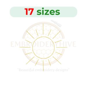 Buy Sunshine machine embroidery design