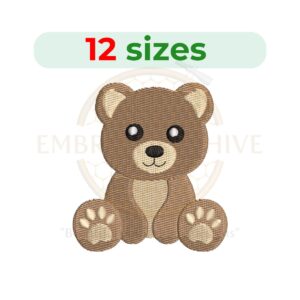 Buy Teddy Bear machine embroidery design