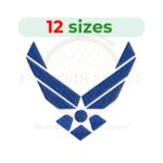 Buy USAF logo machine embroidery design