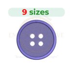 Button Embroidery Design - Sewing Silhouette - Mini Button Design