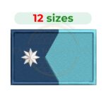 Minnesota State Flag Embroidery Design – 12 Sizes from 2" to 7.5", Machine Embroidery Digital File, Instant Download