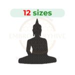 Bomb Embroidery Design – Digital Machine Embroidery File in 12 Sizes (2" to 7.5" Width) for Home or Apparel Use