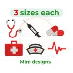 medical embroidery design