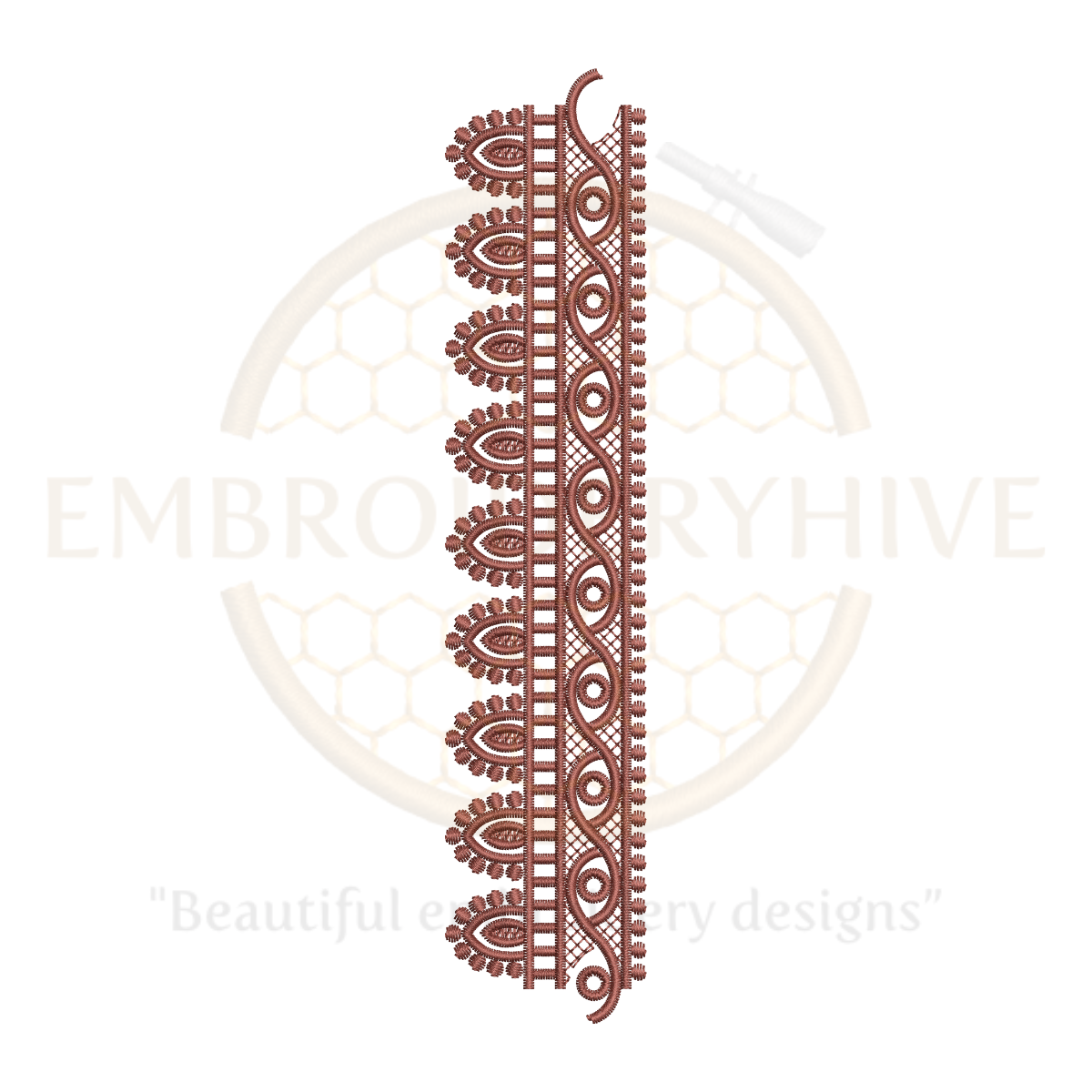 Border Embroidery Design (E-0848)