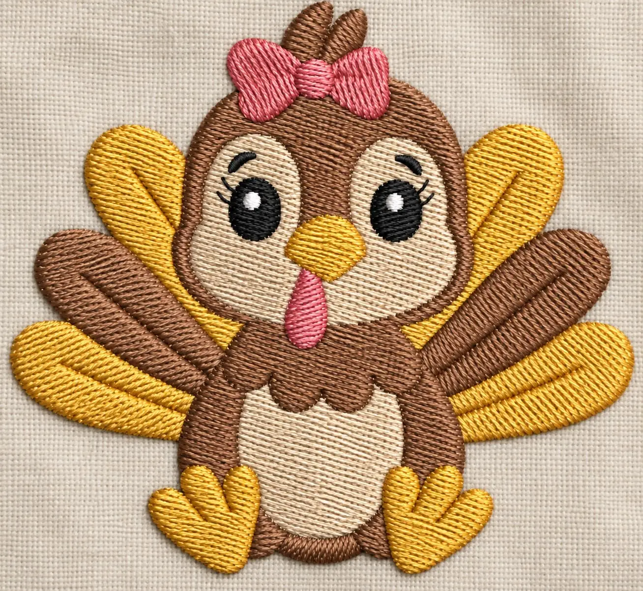 Turkey Girl Embroidery design - Image 3
