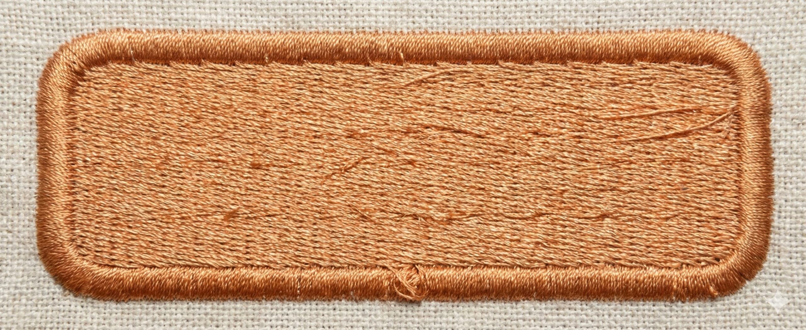 Curved Edge Rectangle Embroidery Design. - Image 3